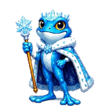 Winter Frost frog